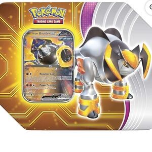 Pokemon Paradox Destinies Tin with Colorful Design